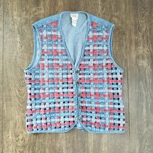 Koret City Blues Patriotic Vest - Small